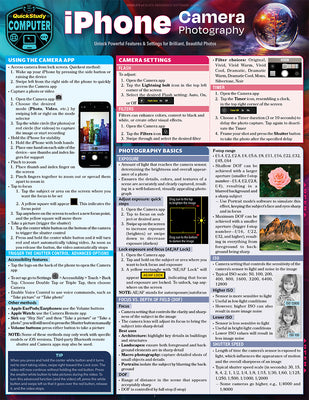 Cover Image for iPhone Camera Photography: A Quickstudy Laminated Reference Guide -- Gene Strickland, Poster