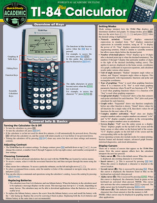 Cover Image for Ti 84 Plus Calculator: A Quickstudy Laminated Reference Guide -- Ken Yablonski, Other