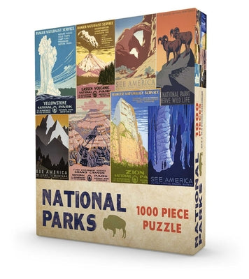 Cover Image for National Parks Puzzle 1000 Piece -- Gibbs Smith Gift, Other