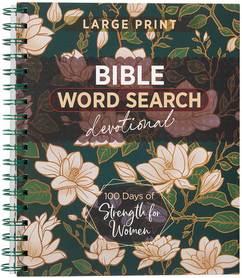 Cover Image for 100 Days of Strength for Women: Bible Word Search Devotional -- Broadstreet Publishing Group LLC, Paperback