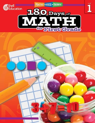 Cover Image for 180 Days(r) Math for First Grade: Practice, Assess, Diagnose -- Jodene Lynn Smith, Paperback