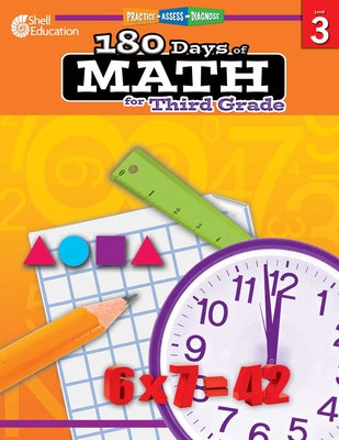 Cover Image for 180 Days(r) Math for Third Grade: Practice, Assess, Diagnose -- Jodene Lynn Smith, Paperback