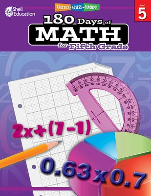 Cover Image for 180 Days(r) Math for Fifth Grade: Practice, Assess, Diagnose -- Jodene Lynn Smith, Paperback