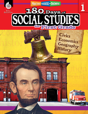 Cover Image for 180 Days(tm) Social Studies for First Grade: Practice, Assess, Diagnose -- Kathy Flynn, Paperback