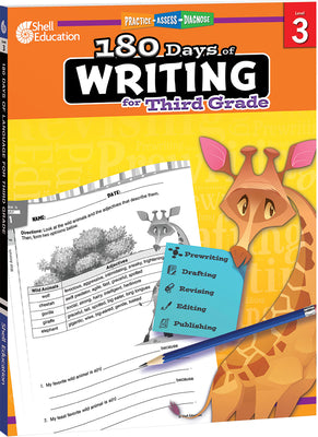 Cover Image for 180 Days(r) Writing for Third Grade: Practice, Assess, Diagnose -- Kristi Sturgeon, Paperback