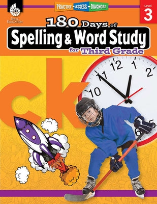 Cover Image for 180 Days(r) Spelling and Word Study for Third Grade: Practice, Assess, Diagnose -- Shireen Pesez Rhoades, Paperback
