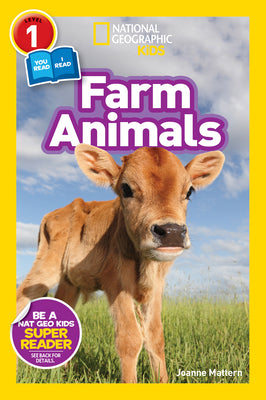 Cover Image for Farm Animals (National Geographic Kids Readers, Level 1/Co-Reader) -- Joanne Mattern, Paperback