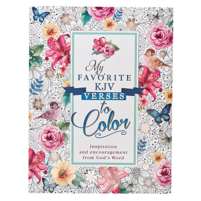 Cover Image for My Favorite KJV Verses Coloring Book -- Christian Art Gifts, Paperback
