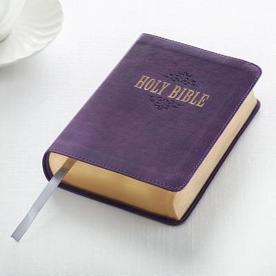 KJV Compact Large Print Lux-Leather Purple -- , Imitation Leather
