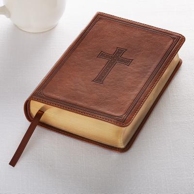 KJV Compact Large Print Lux-Leather Tan -- , Imitation Leather