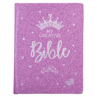 Cover Image for ESV My Creative Bible for Girls Faux Leather Hc, Purple Glitter -- Christian Art Gifts, Hardcover