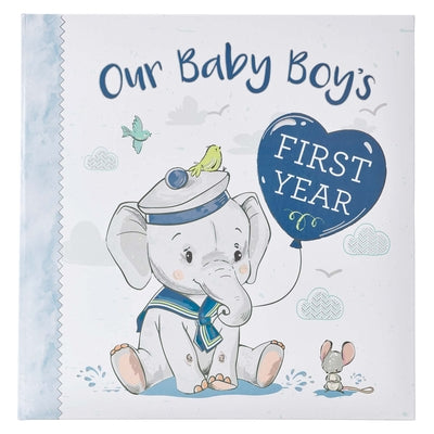 Memory Book Our Baby Boy's First Year -- Christian Art Gifts Inc, Hardcover
