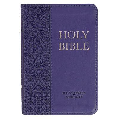 Cover Image for KJV Bible Mini Pocket Faux Leather, Purple) -- Christian Art Gifts, Imitation Leather