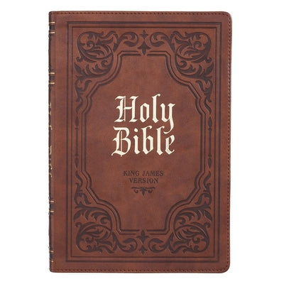 Cover Image for KJV Bible Thinline Brown -- , Leather