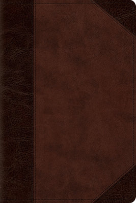 Cover Image for ESV Personal Reference Bible (Trutone, Brown/Walnut, Portfolio Design) -- Esv Bibles, Leather / Fine Binding
