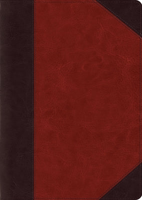 Cover Image for ESV Study Bible, Large Print (Trutone, Brown/Cordovan, Portfolio Design) -- Esv Bibles, Leather / Fine Binding