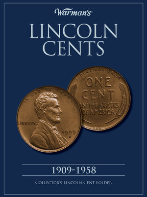 Lincoln Cents 1909-1958 Collector's Folder -- Warman's, Hardcover
