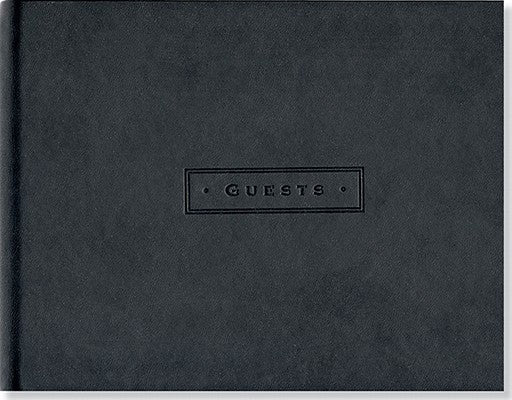 Cover Image for Classic Black Guest Book -- Inc Peter Pauper Press, Hardcover