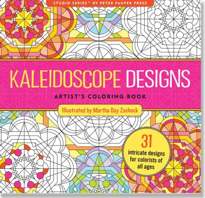 Cover Image for Kaleidoscope Adult Coloring Book -- Peter Pauper Press Inc, Novelty