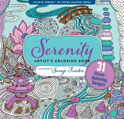Cover Image for Serenity Adult Coloring Book -- Peter Pauper Press Inc, Novelty