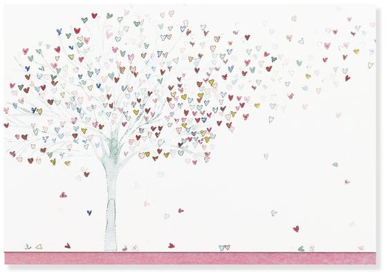Cover Image for Tree of Hearts Note Cards (Stationery, Boxed Cards) -- Peter Pauper Press Inc, Novelty