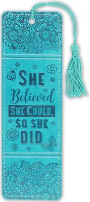 Cover Image for She Believed She Could, So She Did Artisan Bookmark -- Inc Peter Pauper Press, General Merchandise