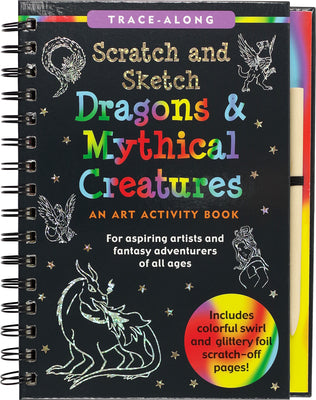 Cover Image for Scratch & Sketch Dragons & Mythical Creatures (Trace Along) -- Peter Pauper Press Inc, Other