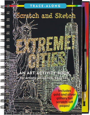 Cover Image for Scratch & Sketch Extreme Cities (Trace Along) -- Peter Pauper Press Inc, Other