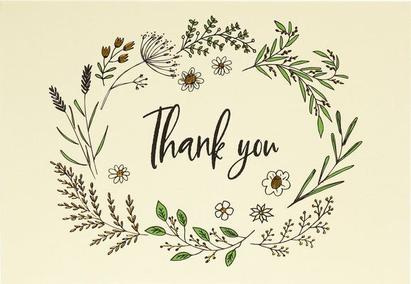 Cover Image for Native Botanicals Thank You Notes (Stationery, Note Cards, Boxed Cards) -- Peter Pauper Press Inc, Other