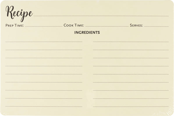 Cover Image for Recipe Card Refill Pack (50 Cards) -- Peter Pauper Press Inc, Other
