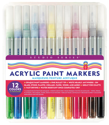 Cover Image for Studio Series Acrylic Paint Marker Set (12-Piece Set) -- Peter Pauper Press Inc, Other