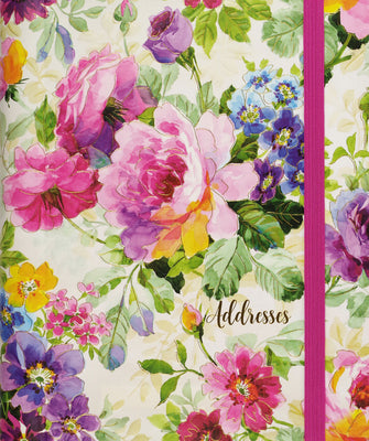 Cover Image for Peony Garden Large Address Book -- Peter Pauper Press Inc, Spiral
