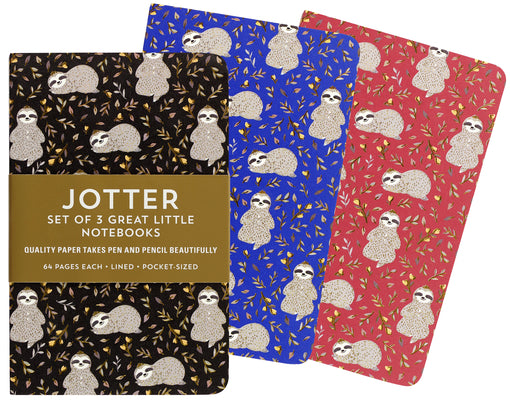 Cover Image for Sloths Jotter Notebooks -- Peter Pauper Press Inc, Paperback