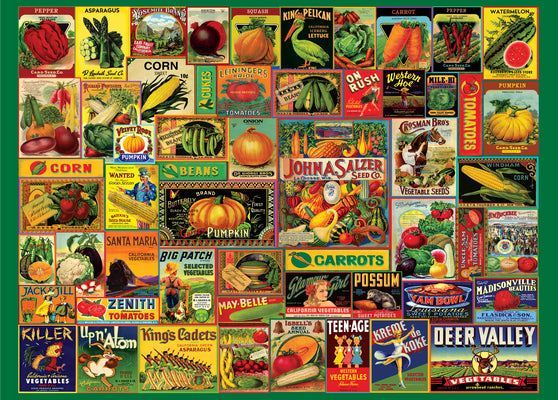 Cover Image for Vintage Seed Packets 1000 Piece Jigsaw Puzzle -- Peter Pauper Press Inc, Other