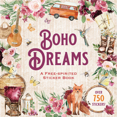 Cover Image for Boho Dreams Sticker Book: A Free-Spirited Sticker Book -- Peter Pauper Press, Paperback