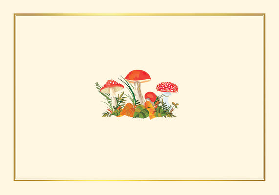 Cover Image for Mushrooms Note Cards (14 Cards, 15 Self-Sealing Envelopes) -- Peter Pauper Press, Novelty