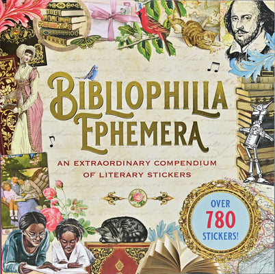 Cover Image for Bibliophilia Ephemera Sticker Book (Over 780 Stickers) -- Peter Pauper Press Inc, Paperback