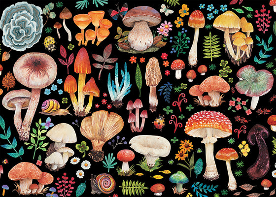 Cover Image for Mushrooms 1000-Piece Jigsaw Puzzle -- Peter Pauper Press Inc, Other