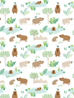 Cover Image for Capybara Life Journal (Diary, Notebook) -- Rosie Maddocks, Hardcover