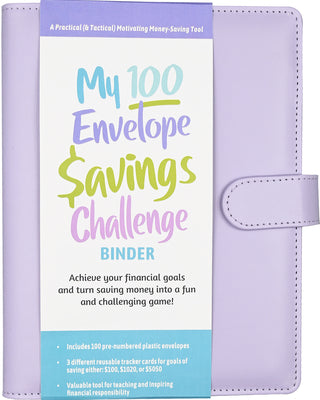 Cover Image for My 100 Envelope Savings Challenge Binder (Removable Cover Band for Security) -- , Loose Leaf