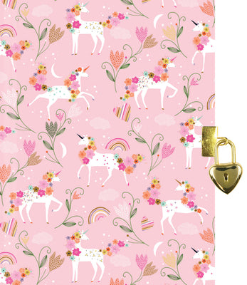 Cover Image for Unicorn Blooms Locking Journal (Diary with Lock) -- , Other