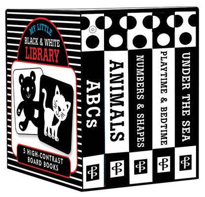 Cover Image for My Little Black and White Board Book Library - Set of 5 High Contrast Board Books -- , Board Books