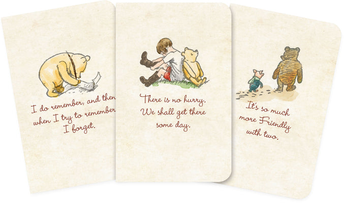 Cover Image for Winnie-The-Pooh Jotter Notebooks (Set of 3) -- Ernest H. Shepard, Other