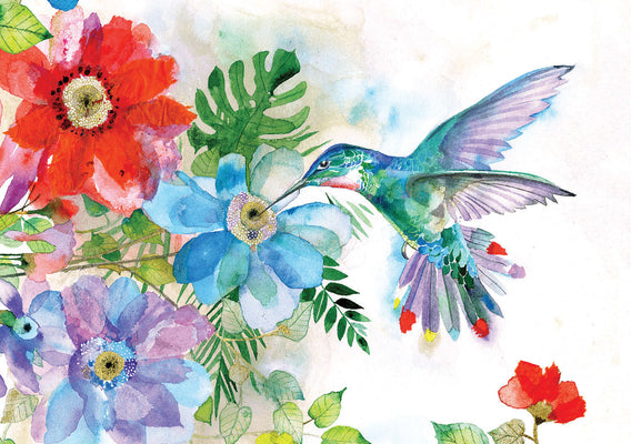 Cover Image for Hummingbird Garden Note Cards (14 Cards, 15 Self-Sealing Envelopes) -- , Novelty