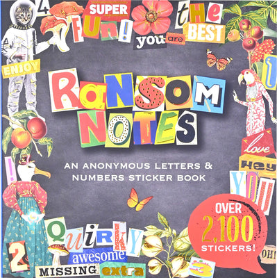 Cover Image for Ransom Notes Sticker Book (Over 2100 Stickers!) -- Peter Pauper Press Inc, Paperback