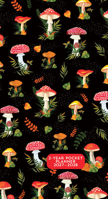 Cover Image for 2027-28 Mushrooms 2-Year Pocket Planner (24-Month Calendar) -- Peter Pauper Press Inc, Other