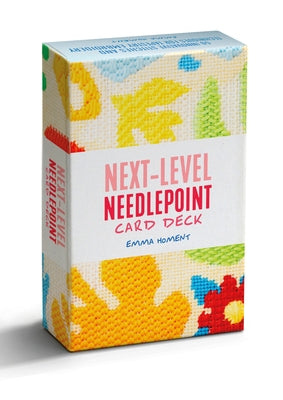 Cover Image for Next-Level Needlepoint Card Deck: 50 Innovative Stitches and Techniques for Tapestry Embroidery -- Emma Homent, Other
