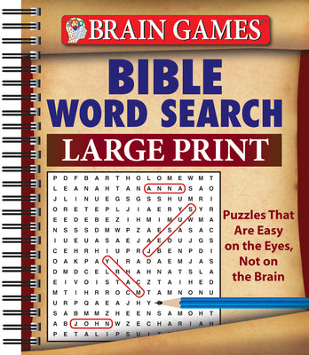 Cover Image for Brain Games - Bible Word Search -- Publications International Ltd, Spiral