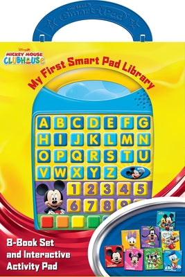 Cover Image for Disney Junior Mickey Mouse Clubhouse: My First Smart Pad Library 8-Book Set and Interactive Activity Pad Sound Book Set [With Electronic Activity Pad -- Pi Kids, Mixed Media Product