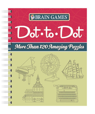 Brain Games - Dot-To-Dot: More Than 120 Amazing Puzzles -- Publications International Ltd, Spiral